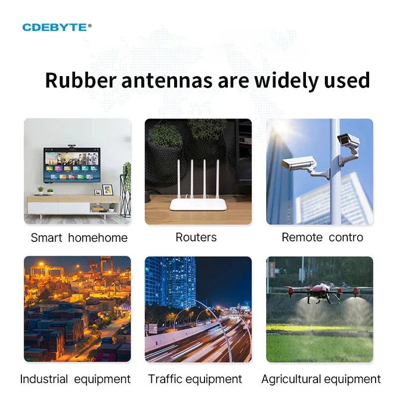 Wifi Rubber Antenna 2.4/5.8G 5dBi Copper Tube Conductor Antenna Dipole Radiator For Wifi/Router Wifi Antenna TXWF-JKS-20