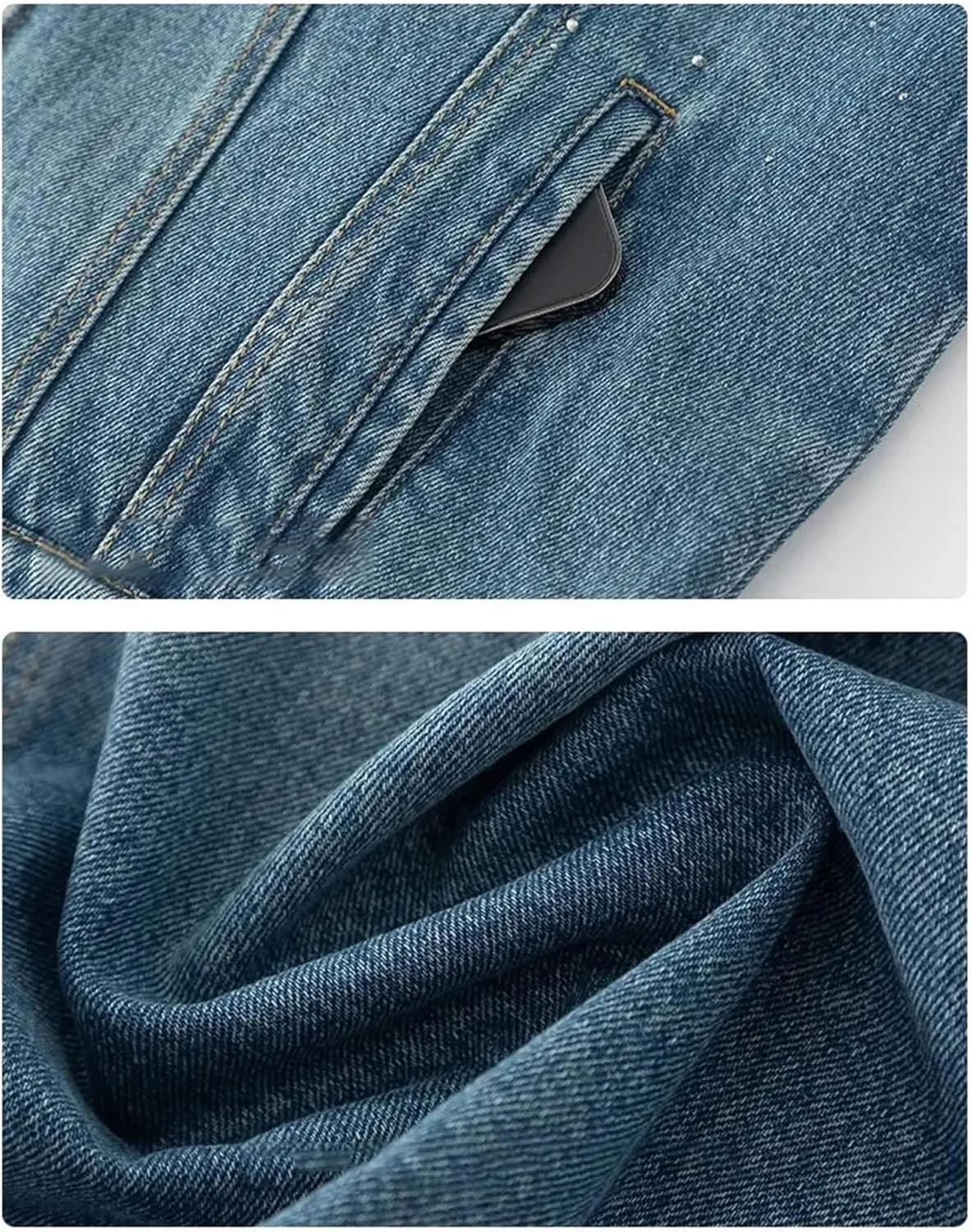 Women's Fashion Embroidered Denim Jacket Slimming Trendy Denim Loose Jacket