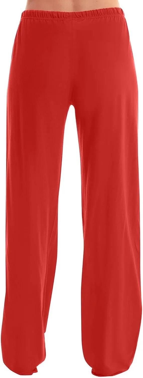 Women's Stretchy Straight Leg Dress Work Pants Business Office Casual Slacks with Pockets, S-3XL